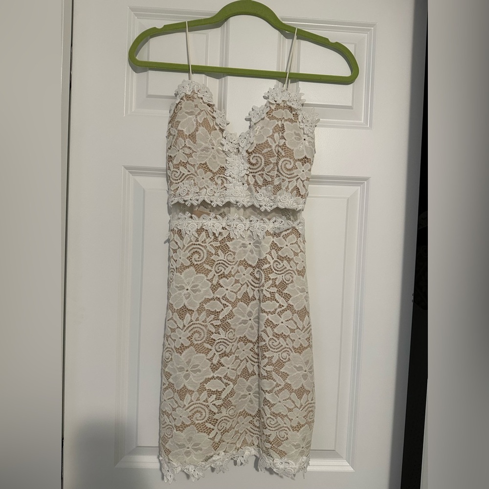 Windsor White Lace Dress